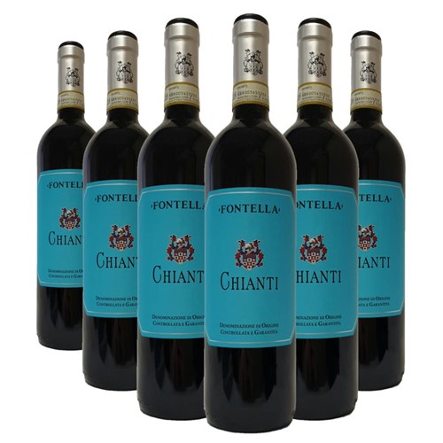Case of 6 Chianti Fontella DOCG 75cl Red Wine